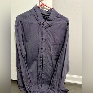 Men's Purple Button-Down Shirt